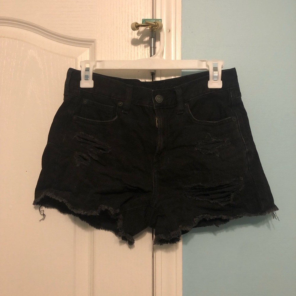 American Eagle High Rise Festival Midi Short